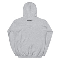 Sober As Fuck Hoodie — Black on Grey Heather