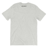 Sober AF Unisex T-Shirt — Black on Grey Heather