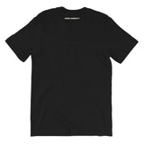 Sober AF Unisex T-Shirt — White on Black