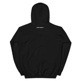 Sober AF Hoodie — White on Black