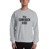 The Comeback Kids Sweatshirt — Black on Grey Heather