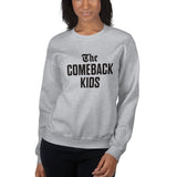 The Comeback Kids Sweatshirt — Black on Grey Heather