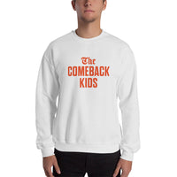 The Comeback Kids Sweatshirt — Orange on White