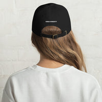 The Comeback Kids Dad Hat — White on Solid Black
