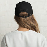 Totally Fucking Grateful Dad Hat — White on Solid Black