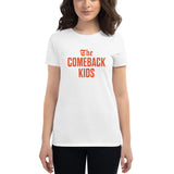 The Comeback Kids Women's T-Shirt — Orange on White