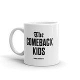 The Comeback Kids Mug — Black on White