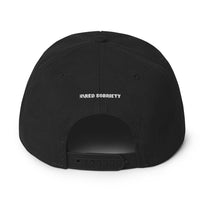 Totally Fucking Grateful Snapback — White on Black